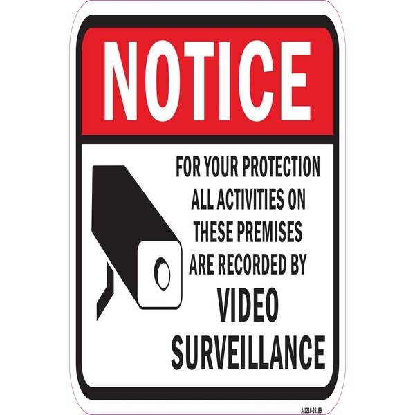 Signmission Safety Sign, 12 in Height, Aluminum, 25189 A-1218-25189 - main